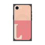 プレミアムスクエアケース with MagSafe［ オリジナル - initial two tone - L pink ］