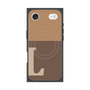 プレミアムスクエアケース with MagSafe［ オリジナル - initial two tone - L brown ］