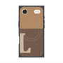 プレミアムスクエアケース with MagSafe［ オリジナル - initial two tone - L brown ］