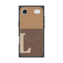 プレミアムスクエアケース with MagSafe［ オリジナル - initial two tone - L brown ］