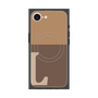 プレミアムスクエアケース with MagSafe［ オリジナル - initial two tone - L brown ］