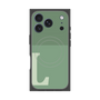 プレミアムスクエアケース with MagSafe［ オリジナル - initial two tone - L green ］