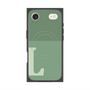 プレミアムスクエアケース with MagSafe［ オリジナル - initial two tone - L green ］