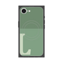 プレミアムスクエアケース with MagSafe［ オリジナル - initial two tone - L green ］