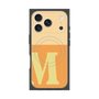 プレミアムスクエアケース with MagSafe［ オリジナル - initial two tone - M orange ］