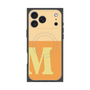 プレミアムスクエアケース with MagSafe［ オリジナル - initial two tone - M orange ］