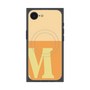 プレミアムスクエアケース with MagSafe［ オリジナル - initial two tone - M orange ］