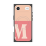 プレミアムスクエアケース with MagSafe［ オリジナル - initial two tone - M pink ］