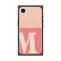 プレミアムスクエアケース with MagSafe［ オリジナル - initial two tone - M pink ］