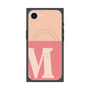 プレミアムスクエアケース with MagSafe［ オリジナル - initial two tone - M pink ］