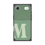 プレミアムスクエアケース with MagSafe［ オリジナル - initial two tone - M green ］