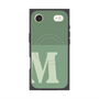 プレミアムスクエアケース with MagSafe［ オリジナル - initial two tone - M green ］