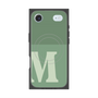 プレミアムスクエアケース with MagSafe［ オリジナル - initial two tone - M green ］