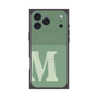 プレミアムスクエアケース with MagSafe［ オリジナル - initial two tone - M green ］