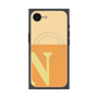 プレミアムスクエアケース with MagSafe［ オリジナル - initial two tone - N orange ］