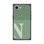 プレミアムスクエアケース with MagSafe［ オリジナル - initial two tone - N green ］