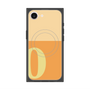 プレミアムスクエアケース with MagSafe［ オリジナル - initial two tone - O orange ］