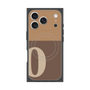 プレミアムスクエアケース with MagSafe［ オリジナル - initial two tone - O brown ］
