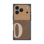 プレミアムスクエアケース with MagSafe［ オリジナル - initial two tone - O brown ］