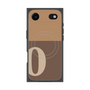 プレミアムスクエアケース with MagSafe［ オリジナル - initial two tone - O brown ］