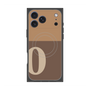 プレミアムスクエアケース with MagSafe［ オリジナル - initial two tone - O brown ］