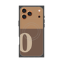プレミアムスクエアケース with MagSafe［ オリジナル - initial two tone - O brown ］