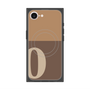 プレミアムスクエアケース with MagSafe［ オリジナル - initial two tone - O brown ］