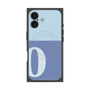 プレミアムスクエアケース with MagSafe［ オリジナル - initial two tone - O blue ］
