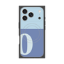 プレミアムスクエアケース with MagSafe［ オリジナル - initial two tone - O blue ］