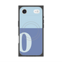 プレミアムスクエアケース with MagSafe［ オリジナル - initial two tone - O blue ］