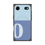 プレミアムスクエアケース with MagSafe［ オリジナル - initial two tone - O blue ］