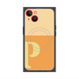 プレミアムスクエアケース with MagSafe［ オリジナル - initial two tone - P orange ］