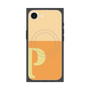 プレミアムスクエアケース with MagSafe［ オリジナル - initial two tone - P orange ］
