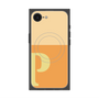 プレミアムスクエアケース with MagSafe［ オリジナル - initial two tone - P orange ］