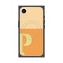 プレミアムスクエアケース with MagSafe［ オリジナル - initial two tone - P orange ］