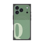 プレミアムスクエアケース with MagSafe［ オリジナル - initial two tone - Q green ］