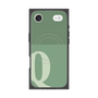プレミアムスクエアケース with MagSafe［ オリジナル - initial two tone - Q green ］