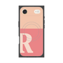 プレミアムスクエアケース with MagSafe［ オリジナル - initial two tone - R pink ］