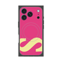プレミアムスクエアケース with MagSafe［ オリジナル - initial color - S pink ］