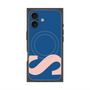 プレミアムスクエアケース with MagSafe［ オリジナル - initial color - S navy ］