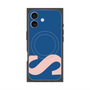 プレミアムスクエアケース with MagSafe［ オリジナル - initial color - S navy ］