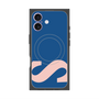 プレミアムスクエアケース with MagSafe［ オリジナル - initial color - S navy ］