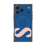 プレミアムスクエアケース with MagSafe［ オリジナル - initial color - S navy ］