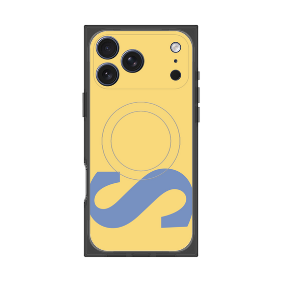 プレミアムスクエアケース with MagSafe［ オリジナル - initial color - S yellow ］