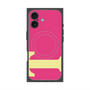プレミアムスクエアケース with MagSafe［ オリジナル - initial color - T pink ］