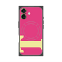プレミアムスクエアケース with MagSafe［ オリジナル - initial color - T pink ］