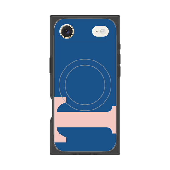 プレミアムスクエアケース with MagSafe［ オリジナル - initial color - T navy ］