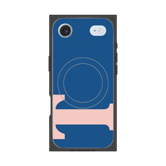 プレミアムスクエアケース with MagSafe［ オリジナル - initial color - T navy ］