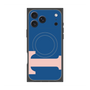 プレミアムスクエアケース with MagSafe［ オリジナル - initial color - T navy ］