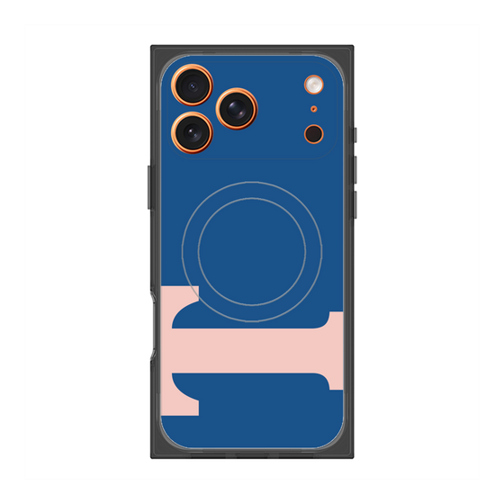 プレミアムスクエアケース with MagSafe［ オリジナル - initial color - T navy ］
